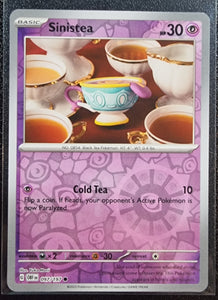 Sinistea - Pokemon Obsidian Flames Reverse Holo Foil Common #097/197