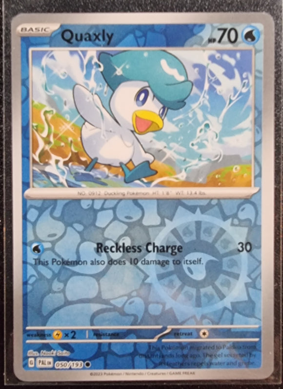 Quaxly - Pokemon Paldea Evolved Reverse Holo Foil Common #050/193