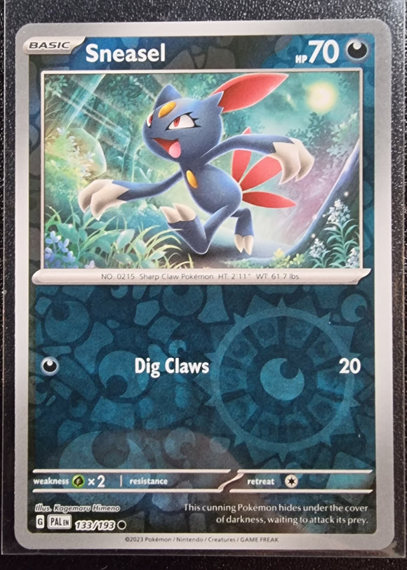 Sneasel - Pokemon Paldea Evolved Reverse Holo Foil Common #133/193