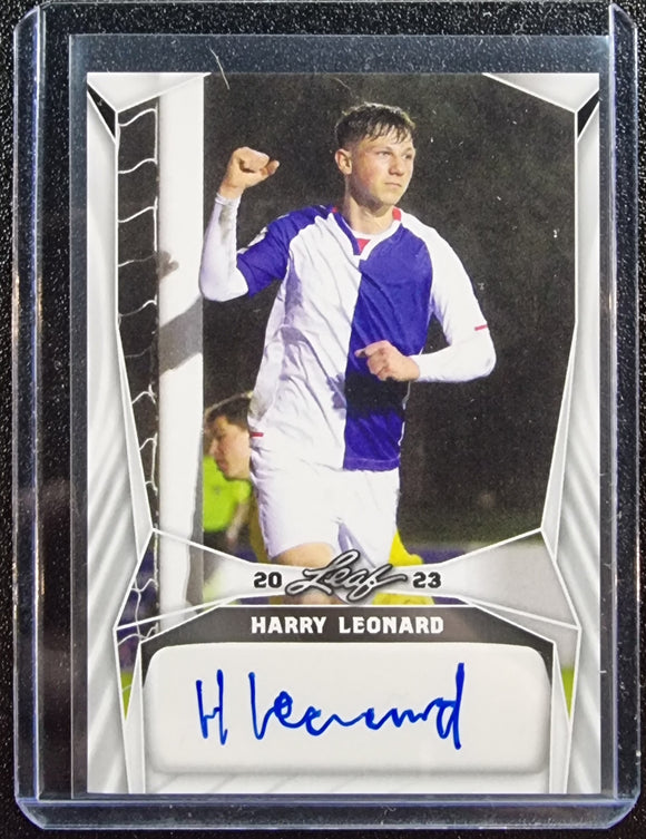 Harry Leonard - 2023 Leaf Soccer Base Autograph #BA-HL1