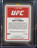 Matt Serra - 2023 Panini Donruss Optic UFC Opti-Graphs Silver Holo Prizm Auto