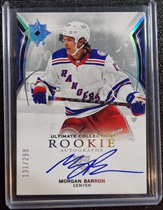 Morgan Barron RC - 2021-22 Upper Deck Ultimate Collection Hockey Rookie Autographs