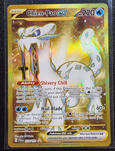Chien-Pao EX - Pokemon Paldea Evolved FULL ART GOLD Secret Rare #274/193