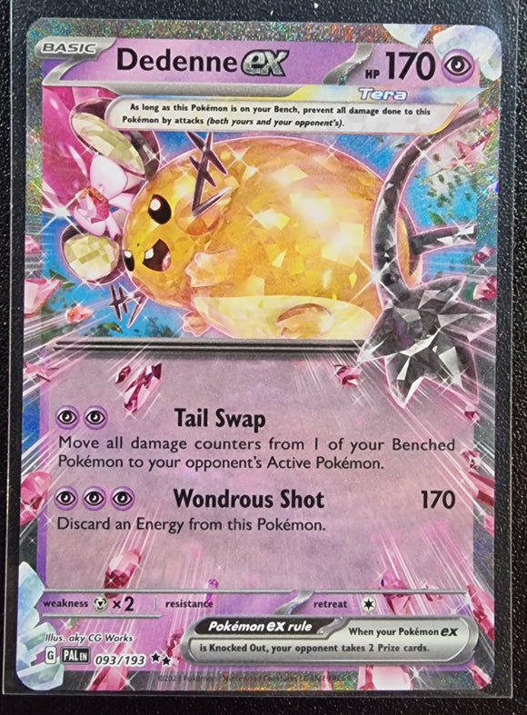 Dedenne EX - Pokemon Paldea Evolved Holo Foil Ultra Double Rare #093/193