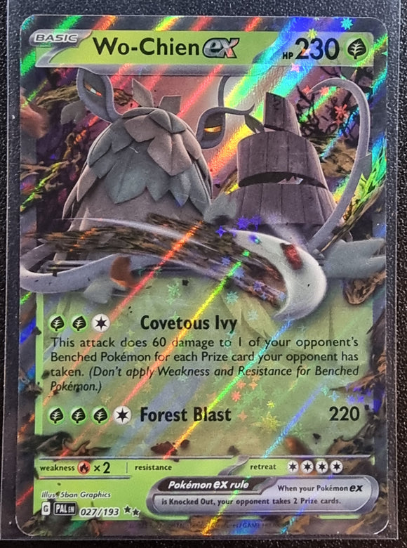 Wo-Chien EX - Pokemon Paldea Evolved Holo Foil Ultra Double Rare #027/193