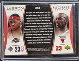 LeBron James Michael Jordan - 2005-06 Upper Deck Dual Bonus Pack Insert #LJMJ9