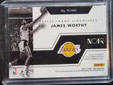 James Worthy #/99 - 2020-21 Panini Noir NBA Freeze-Frame Signatures FF-JWO