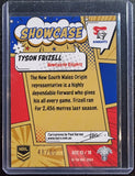 Tyson Frizell #/60 - 2024 NRL Traders Titatnium Showcase Caricatures Gold CASE HIT