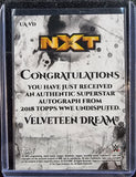 Velveteen Dream #/199 - 2018 Topps WWE Undisputed Autographs #UA-MH