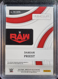 Damian Priest #/99- 2022 Panini Immaculate WWE Wrestling Superstar Swatches