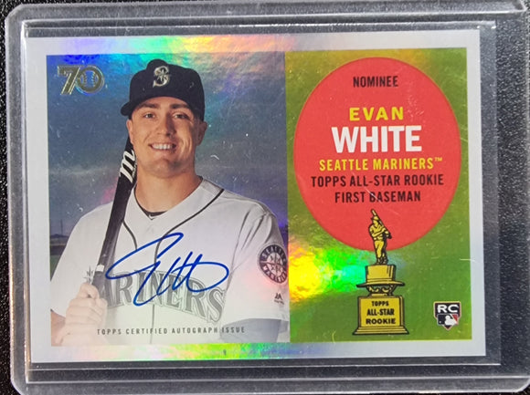 Evan White - 2021 Topps All-Star Rookie Cup Autograph Variation # RCA-EW