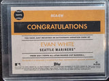 Evan White - 2021 Topps All-Star Rookie Cup Autograph Variation # RCA-EW