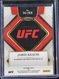 James Krause - 2022 Panini Select UFC Signatures Autograph #SG-JKR