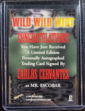 Carlos Cervantes as "Mr. Escobar" - 1999 Fleer Skybox The Wild Wild West Autograph