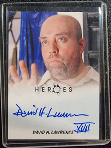 David H. Lawrence as " Eric Doyle" - 2010 Rittenhouse HEROES Autograph