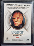 Robert Rusler as "Orgoth" - 2004 Rittenhouse Star Trek Enterprise Autograph #A31