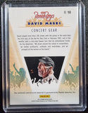 David Marks - 2013 Panini Beach Boys Concert Gear Shirt Relic #10