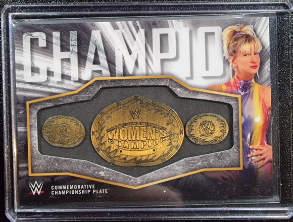 Alundra Blayze #/199 - 2018 Topps WWE Women's Commemorative Championship Plate