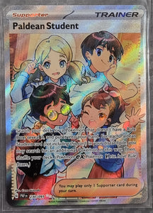 Paldean Student Trainer - Pokemon Paldean Fates FULL ART Ultra Rare #230/091