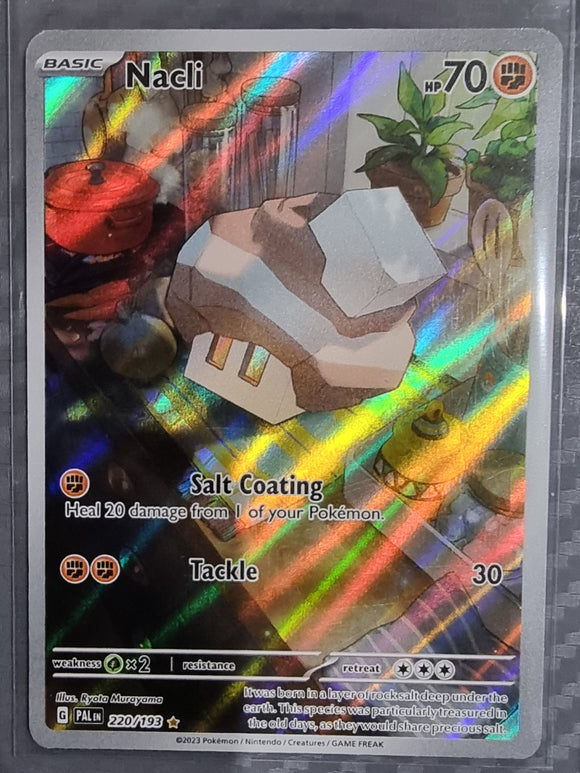 Nacli - Pokemon Paldea Evolved Full Art Holo Foil Illustration Rare #220/193
