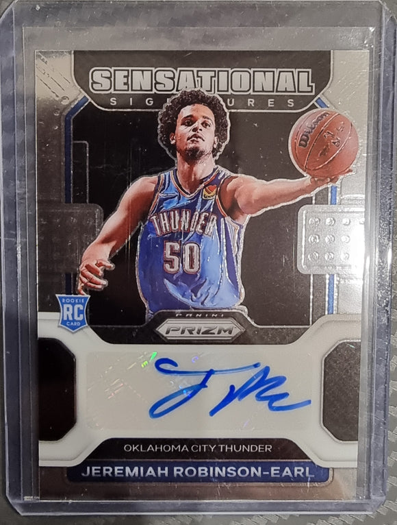 Jeremiah Robinson-Earl RC - 2021-22 Panini Prizm NBA Sensational Signatures #SS-JRE