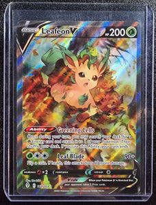 Leafeon V - Pokemon Evolving Skies FULL ALT ART Holo Foil Ultra Rare #167/203
