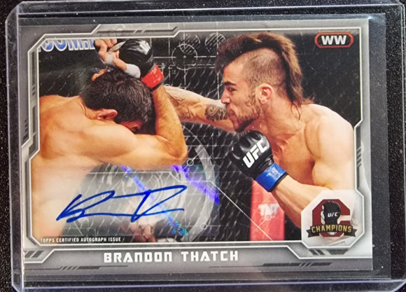 Brandon Thatch - 2014 Topps UFC Champions Fighter Autograph #CFA-BT