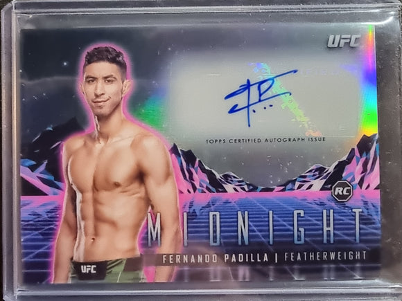 Fernando Padilla RC - 2024 Topps Midnight UFC - Horizon Signatures Autograph #HS-FDA