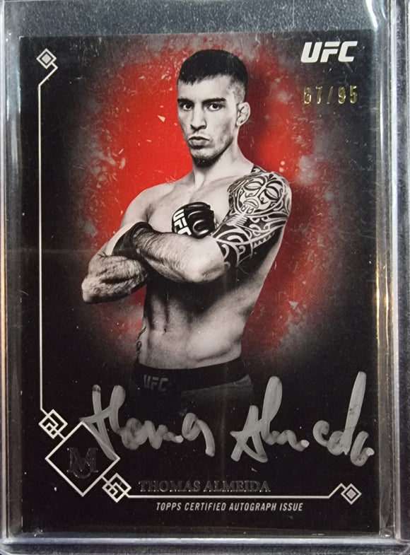 Thomas Almeida #/95 - 2017 Topps UFC Museum Collection Autograph #MA-TA