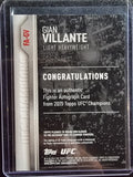 Gian Villante - 2015 Topps UFC Champions Fighter Autograph #FA-GV