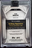 Tom Breese #/216 - 2020 Topps UFC Striking Signatures Autograph #STS-TB (sealed)