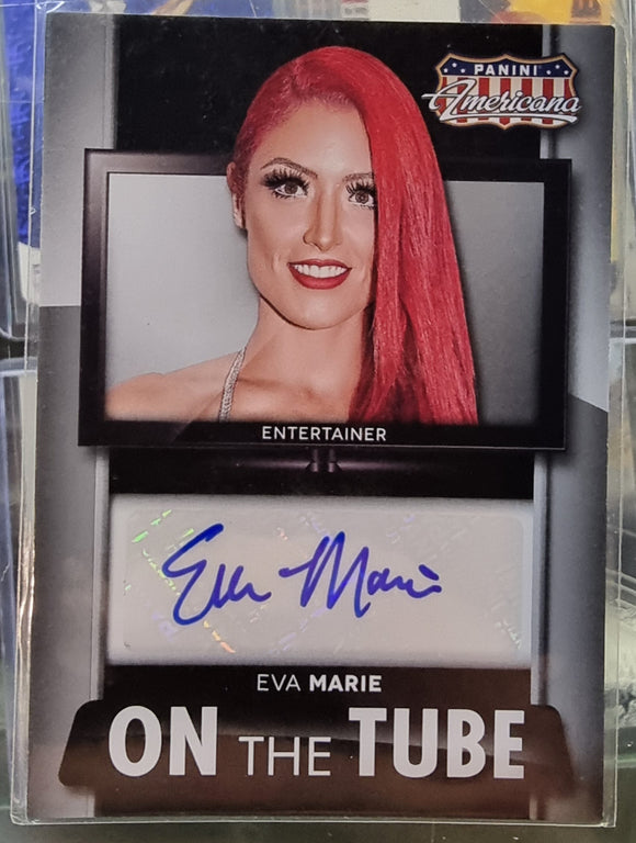 Eva Marie - 2015 Panini Americana On The Tube Autograph #MS-EVA WWE Divas