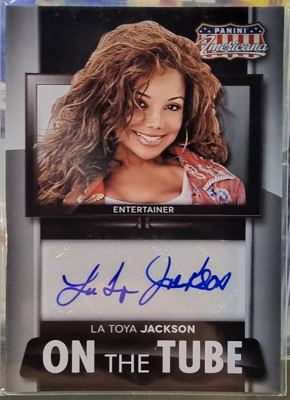 La Toya Jackson - 2015 Panini Americana On The Tube Autograph #MS-LTJ