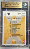 Michael Jordan - 1991-92 Upper Deck Bulls Checklist #75 - BGS 9.5