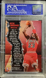 Michael Jordan - 1996-97 Fleer Metal - Metal Shredders #241 PSA 8 NM-MT