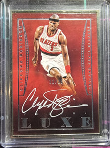 Clifford Robinson #/25 - 2014-15 Panini Luxe NBA Basketball WHITE INK Autograph #L-CR