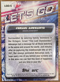 Israel Adesanya - 2024 Topps Chrome UFC Let's Go CASE HIT SSP #LGO-5
