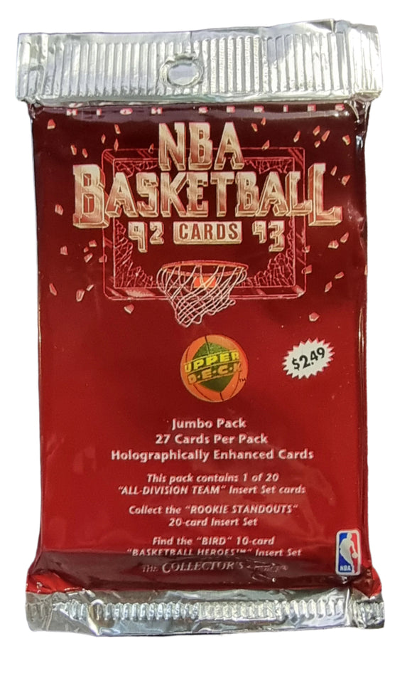 1992-93 Upper Deck High Series  NBA Basketball cards - Retail Pack
