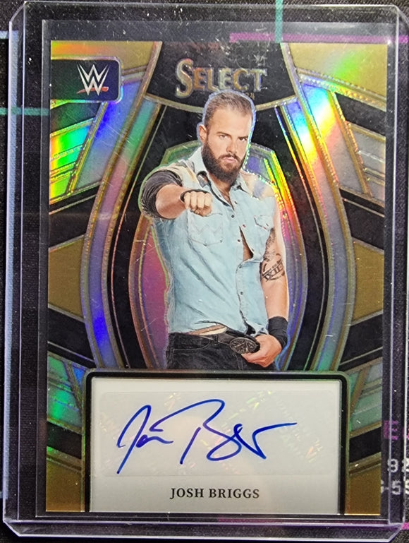 Josh Briggs RC - 2024 Panini Select WWE Wrestlng Signature Selections Prizm #SL-JBR