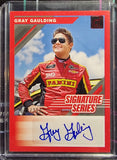 Gray Gaulding #/250 - 2020 Panini Donruss Racing NASCAR Signature Series RED #SS-GG
