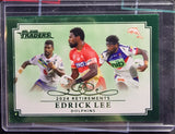 Edrick Lee #/64 - 2025 NRL Traders Titanium 2024 Retirements GREEN CASE HIT
