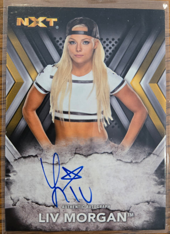 Liv Morgan - 2017 Topps NXT WWE Wrestling Rookie Autograph OCA #RA-LM