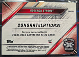 Roderick Strong - 2019 Topps WWE Road to Wrestlemania Event Used Canvas Mat Relic