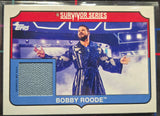 Bobby Roode #/299 - 2018 Topps Heritage WWE Survivor Event Used Canvas Mat Relic