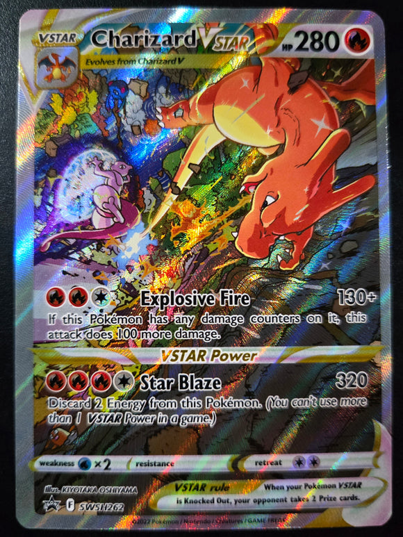 Charizard VSTAR - Pokemon Sword & Shield Black Star Promo FULL ART #SWSH262
