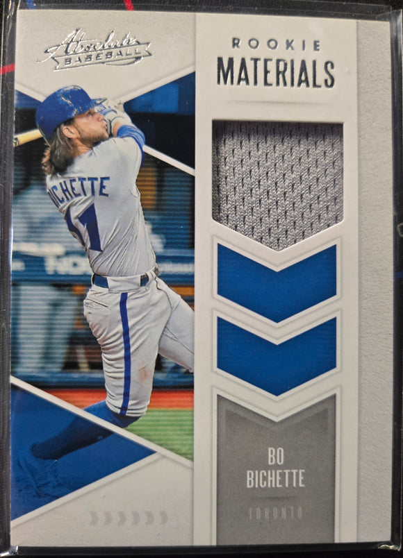 Bo Bichette RC - 2020 Panini Absolute MLB Baseball Rookie Materials #ARM-BB