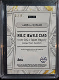 Alex de Minaur #/25 - 2024 Topps Royalty Collection Tennis Relic Jewels BLUE #RCJ-AD