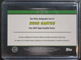 Hugo Gaston - 2024 Topps Graphite Tennis Tour Relic Autograph #TRA-HGN
