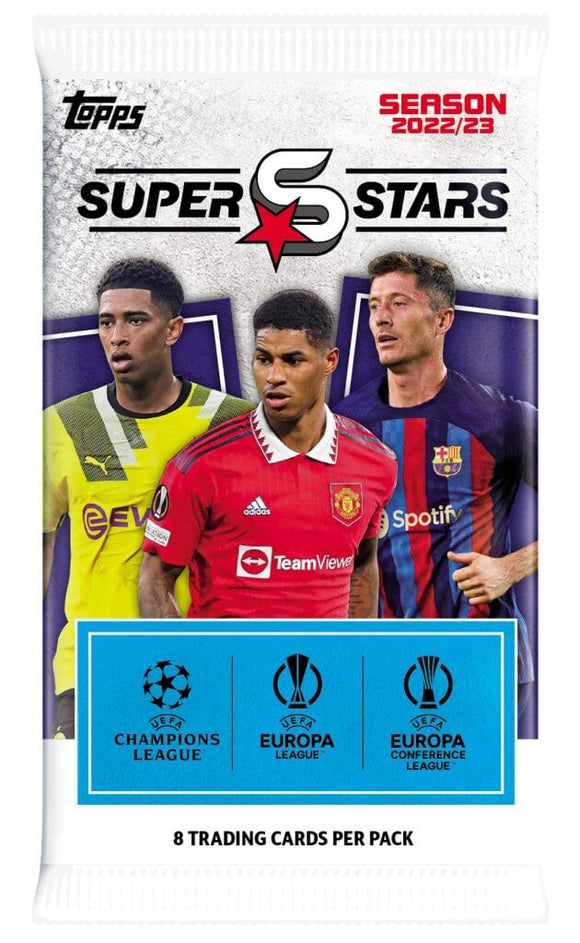 2022-23 Topps UEFA Superstars soccer cards - Retail Pack