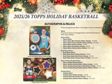 2025-26 Topps Holiday NBA Basketball cards - Mega Box
